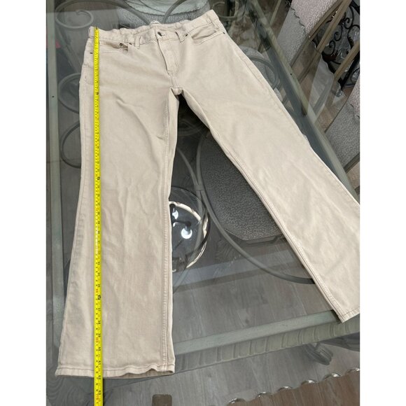 Old Navy Mens Boot-Cut Jeans Beige 40x32 Cotton Blend Denim - Picture 6 of 6